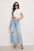 Good American Weightless Good Skate Wide Cropped Jeans in Indigo959