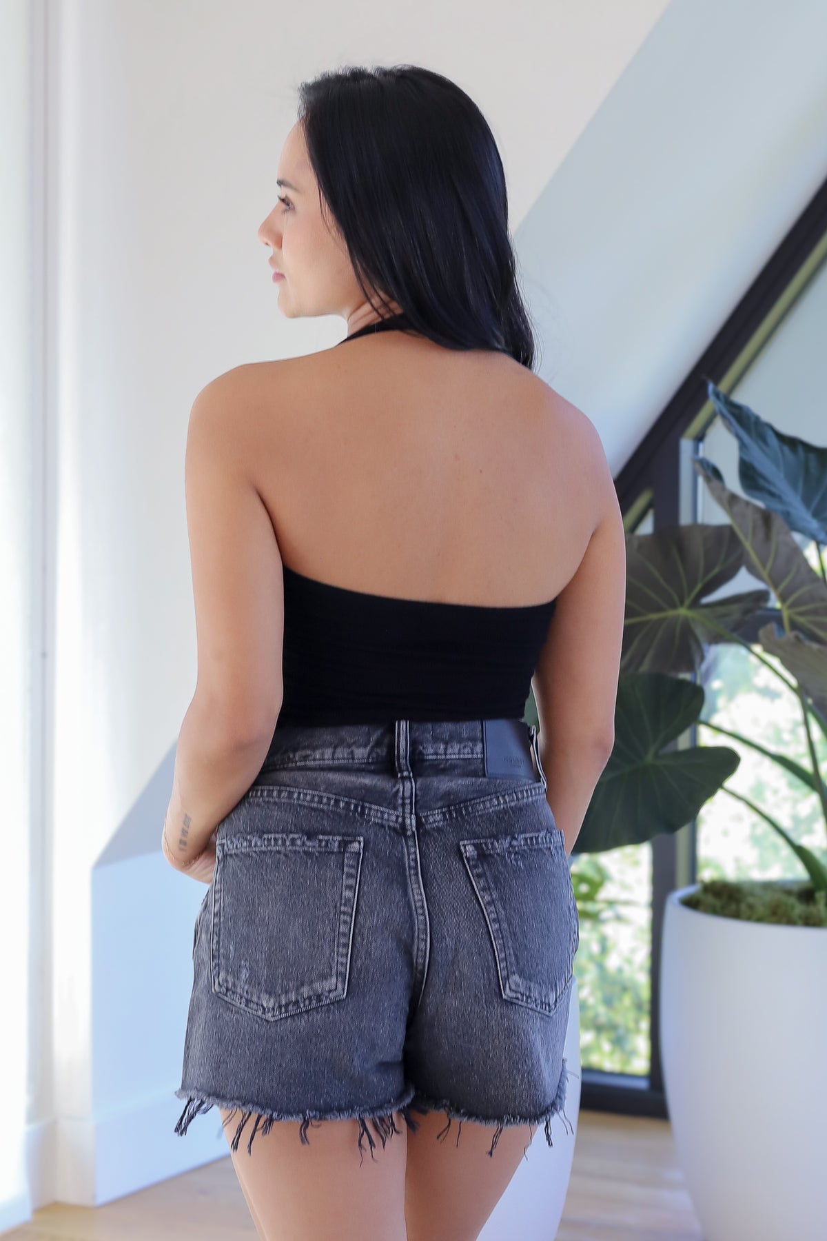 Michael Lauren Brauner Halter Tube top