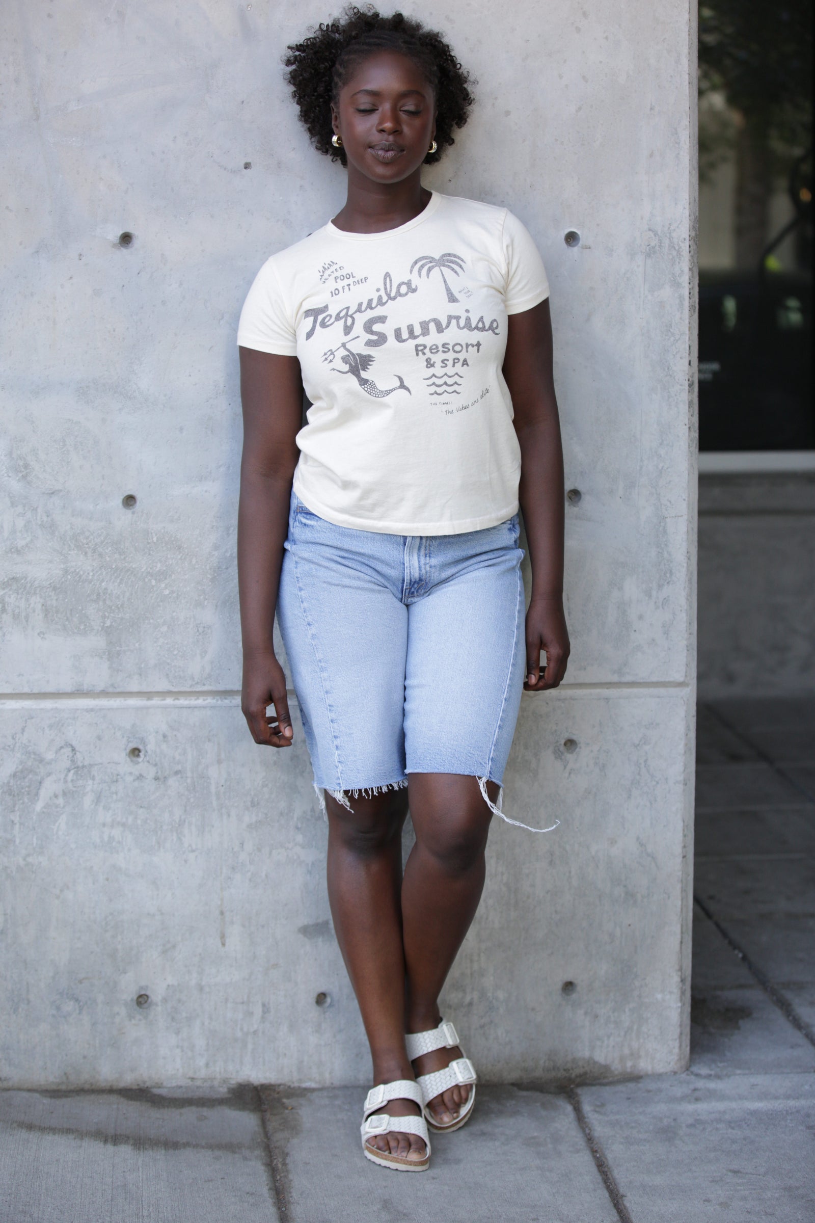 Mother The Half-Pipe Bermuda Fray in Sow Surreal