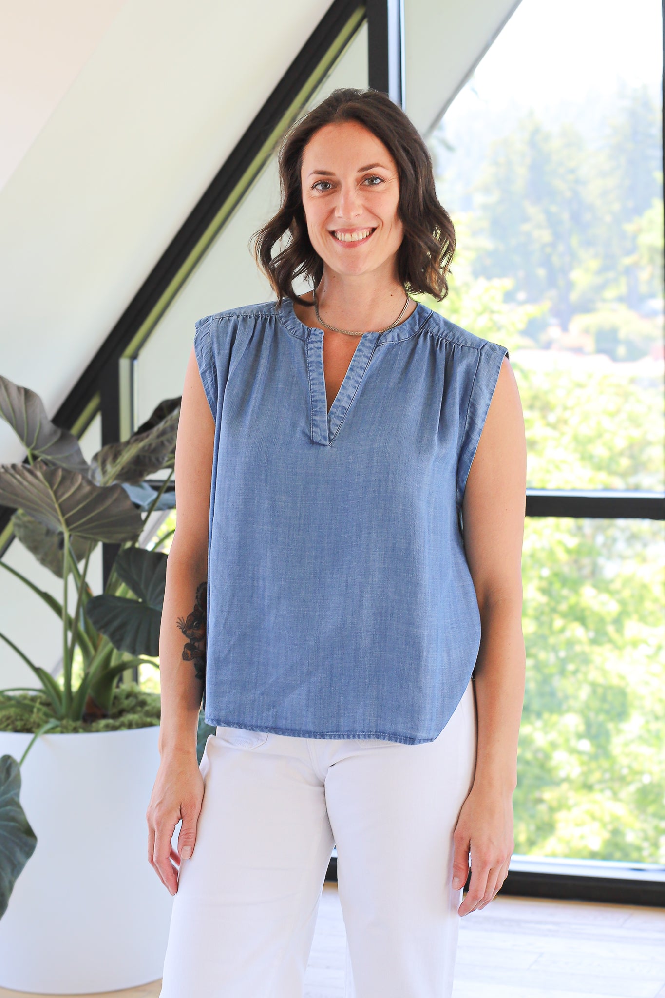 NYLAND Kaliyah Sleeveless Boxy Top