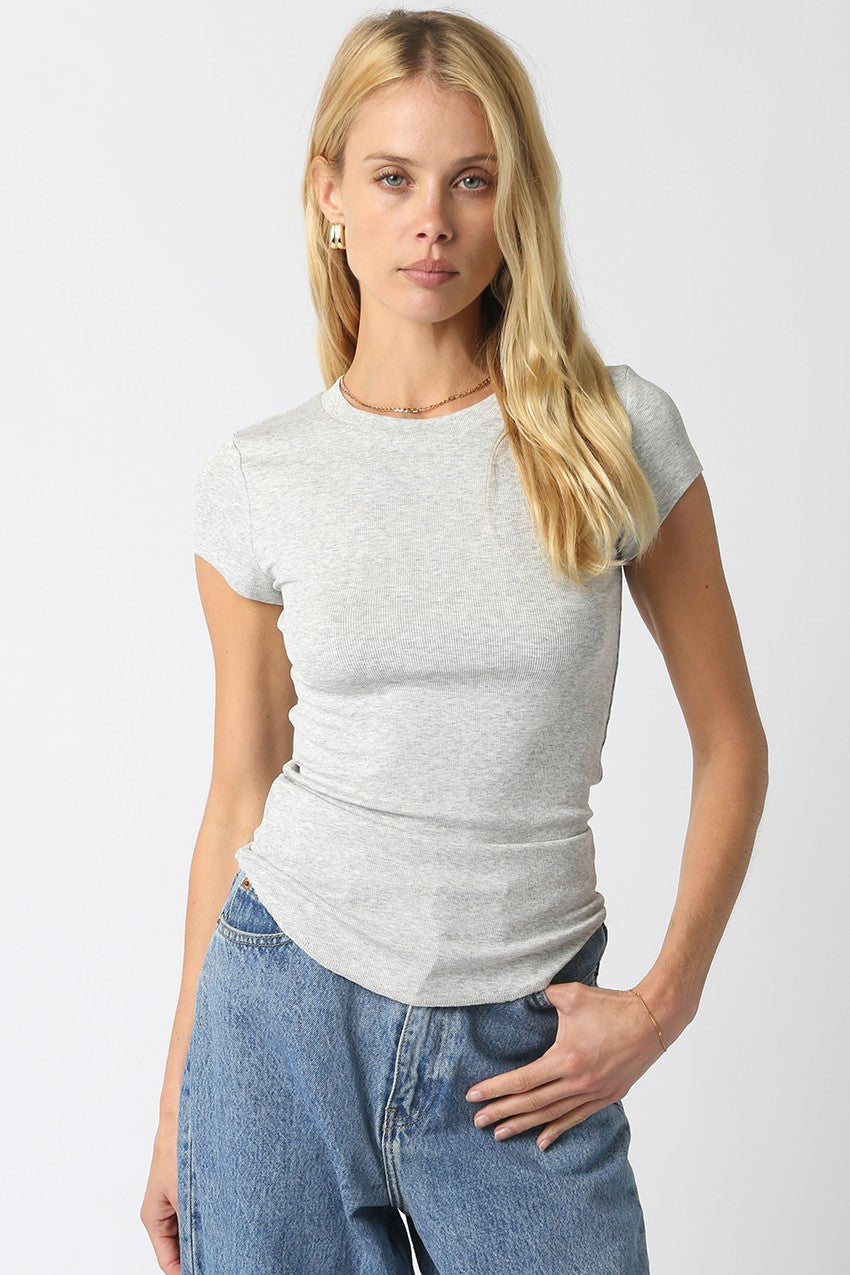 NYLAND Keara Tee Light Heather Grey