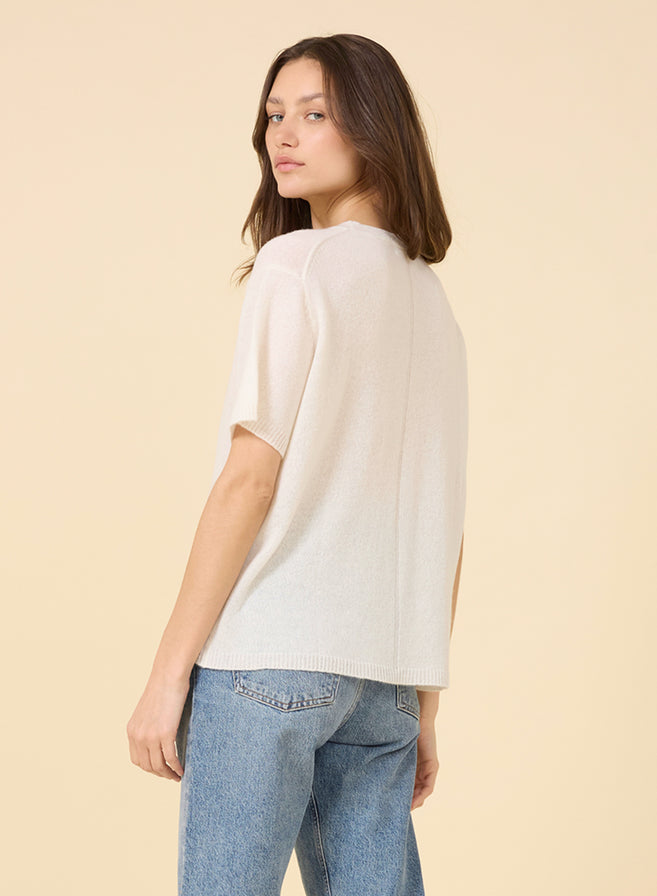 One Grey Day Sloane Cashmere Tshirt