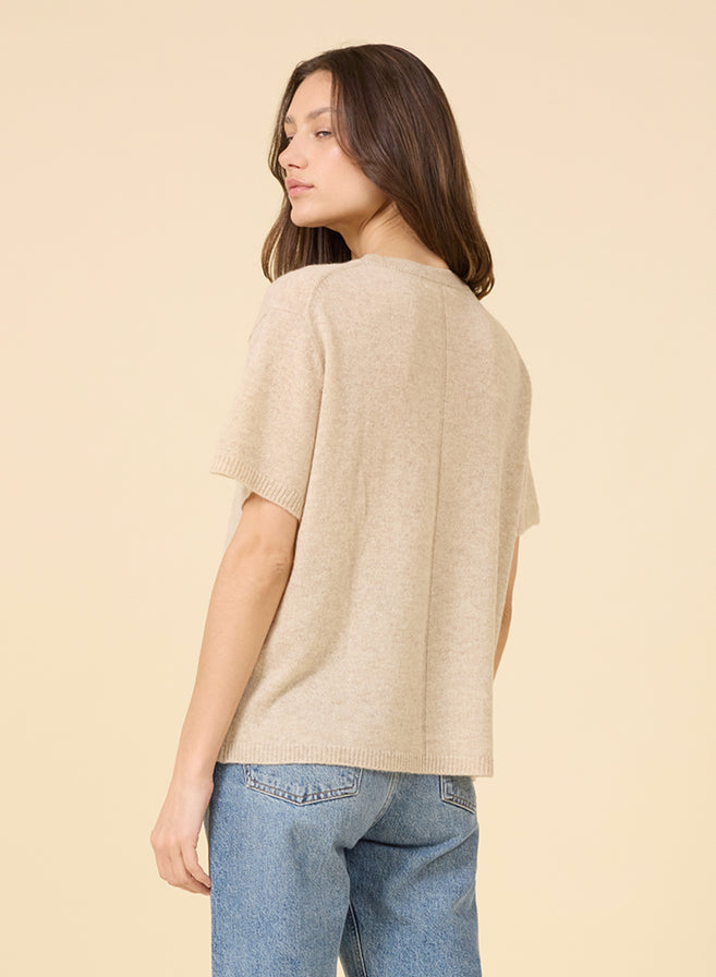 One Grey Day Sloane Cashmere Tshirt