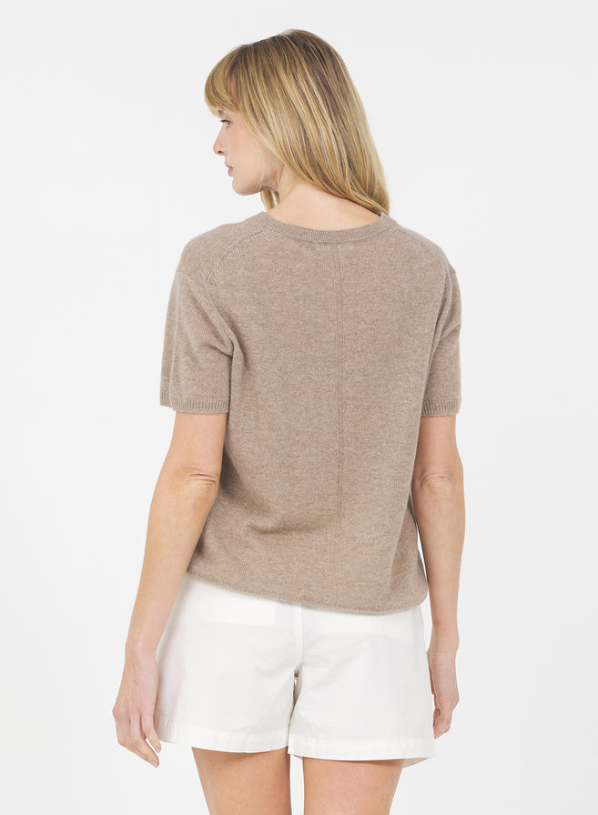 One Grey Day Sloane Cashmere Tshirt
