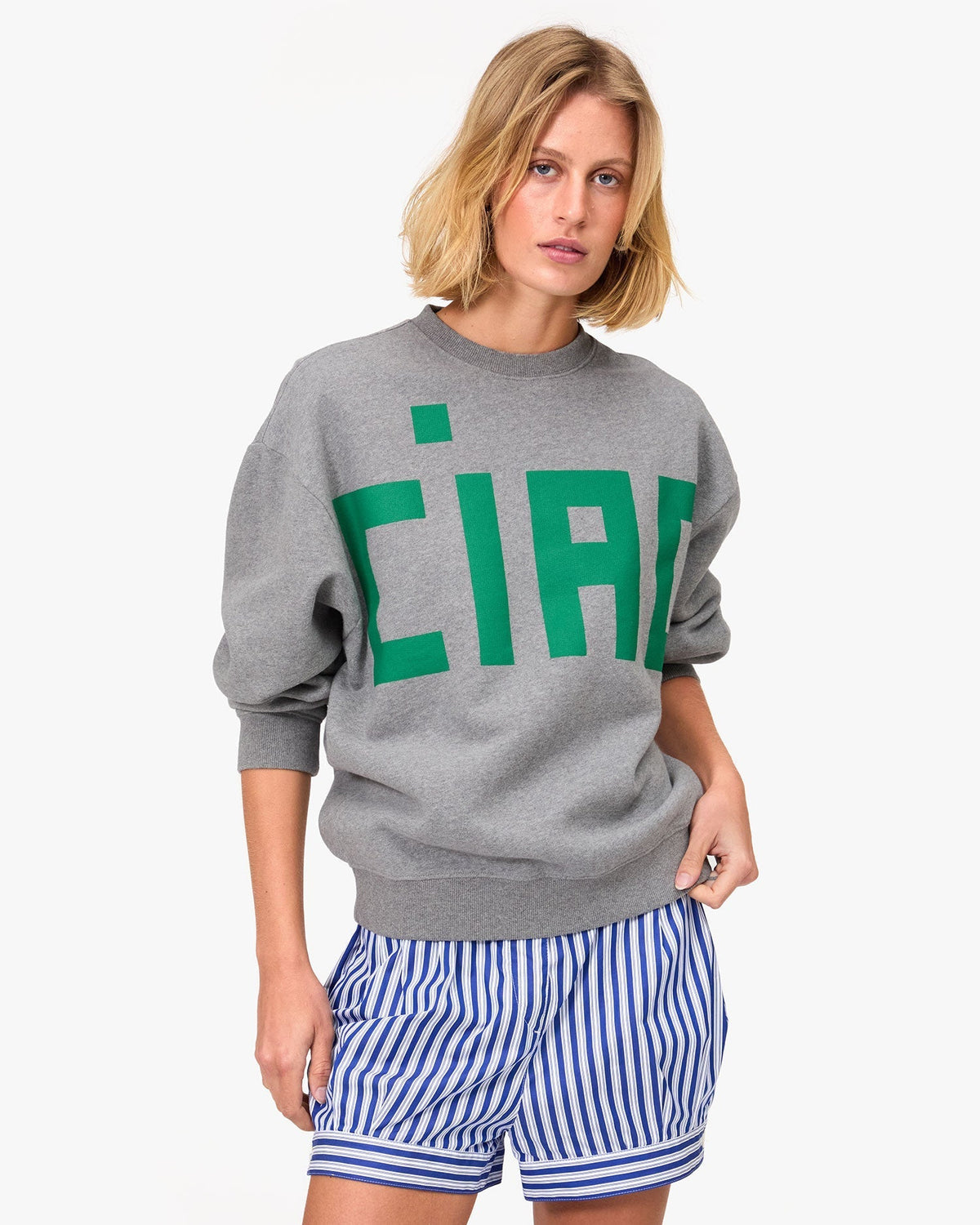 Clare V. Ciao Oversized Sweatshirt
