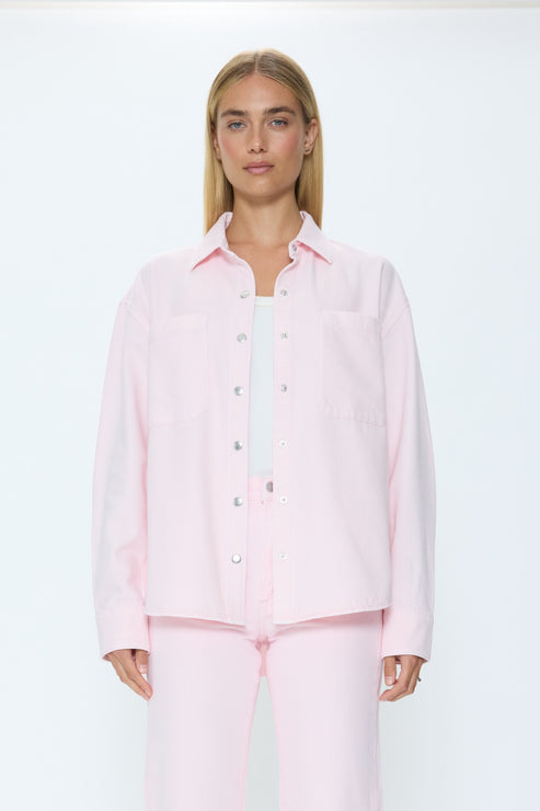 PISTOLA Elin Fluid Denim Shacket