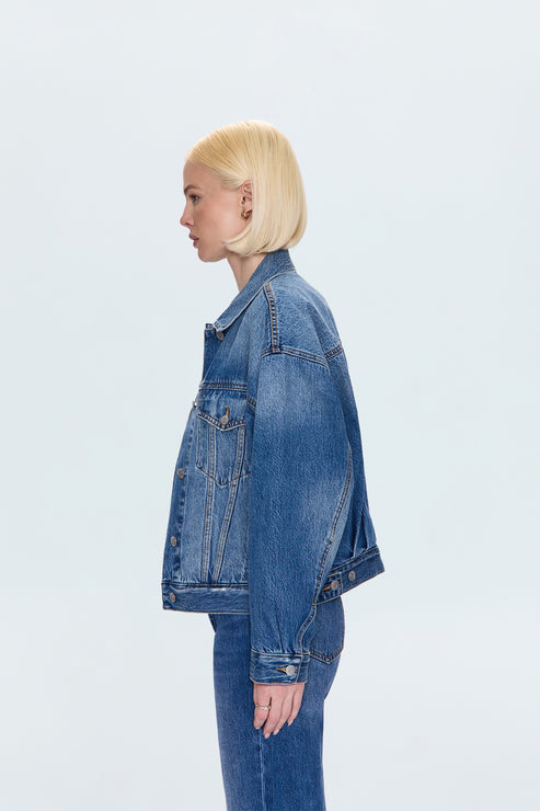 PISTOLA Harley Relaxed Trucker Jacket Roulette