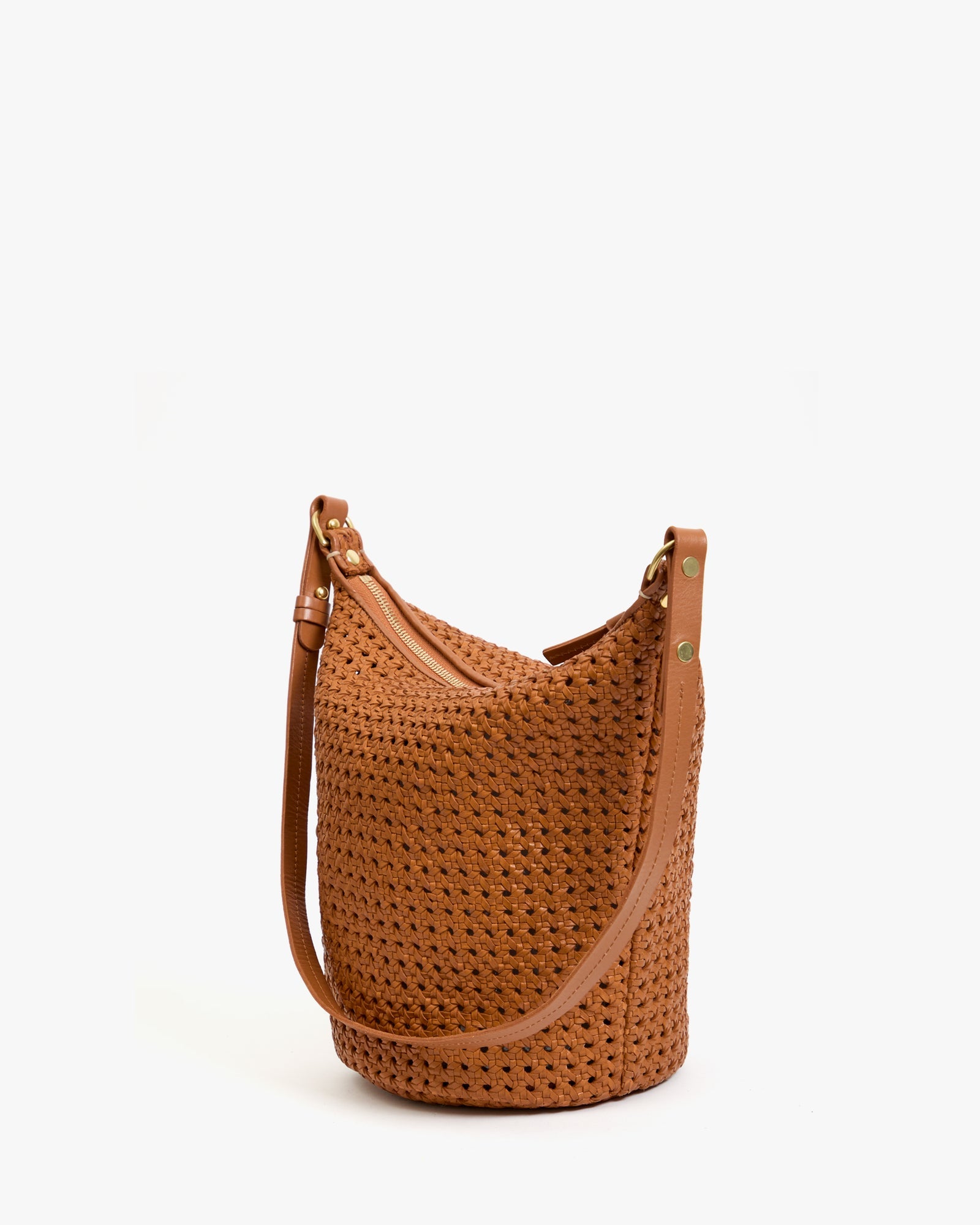 Clare V. Petit Jeanne in Tan Rattan