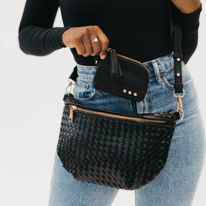 Pretty Simple Paris Card Wallet Pebble Black