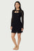 Find Me Now Mariposa Long Sleeve Bow Mini Dress