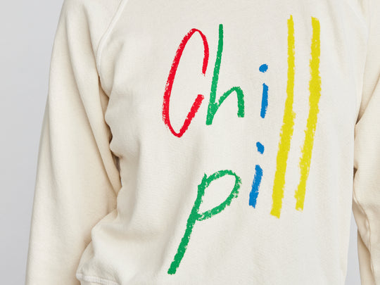 Self Contrast Mackinley, Sweatshirt in Chill Pill