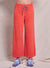 Sundry Loop Terry Crop Lounge Pant Deep Raspberry