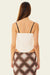 Find Me Now Persephone Corset Knit Tank Cream