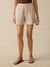 Faherty Laguna Linen Bayview Short in Cocoa Grove Stripe