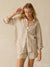 Faherty Laguna Linen Relaxed Shirt in Cocoa Grove Stripe