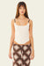 Find Me Now Persephone Corset Knit Tank Cream