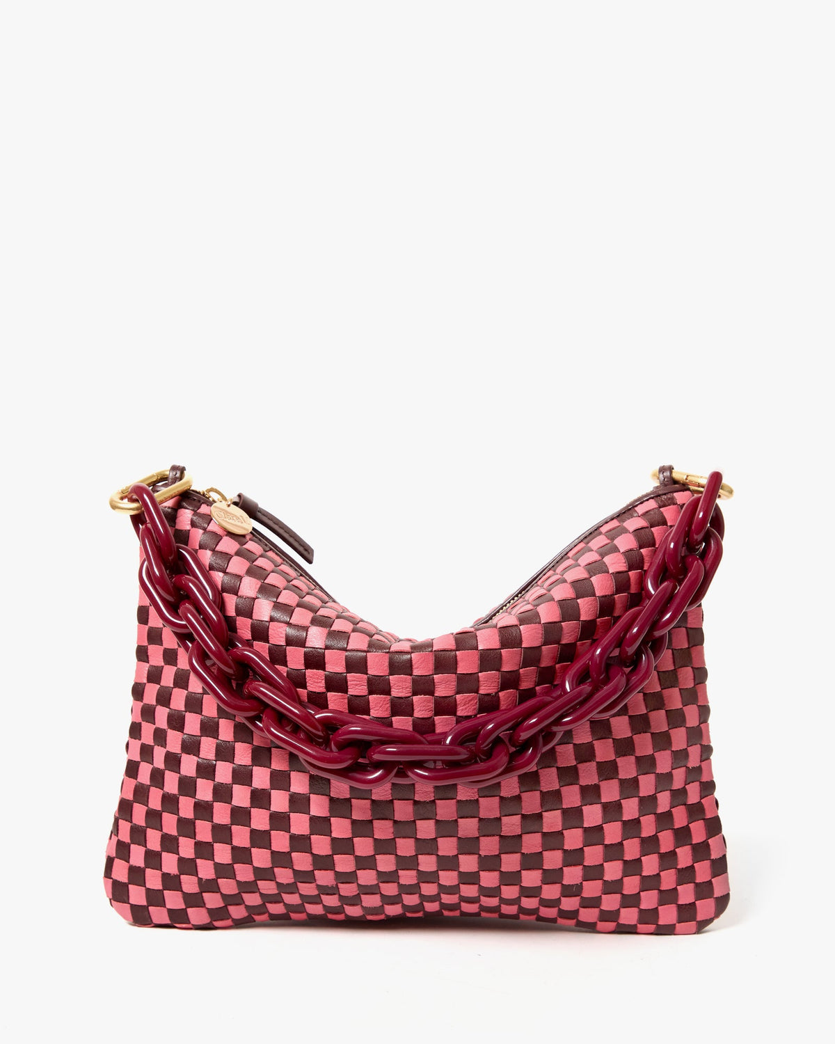 Clare V. Woven Flat Clutch w/ Tabs