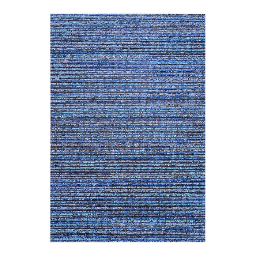 Chilewich Skinny Stripe Shag Doormat 18x28 Ocean