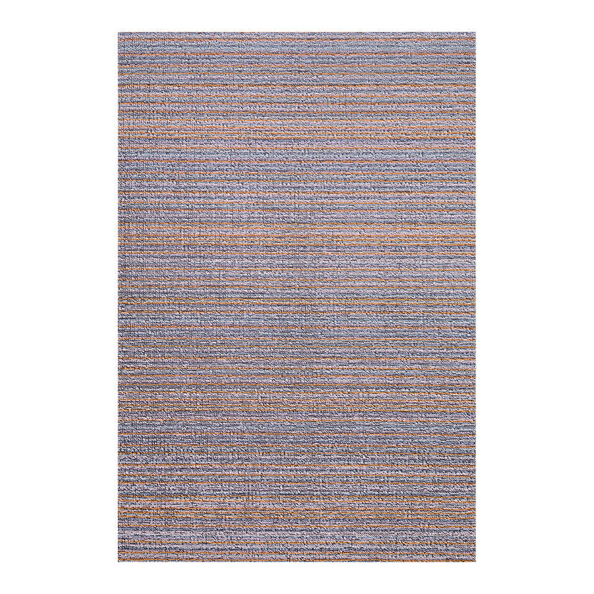 Chilewich Skinny Stripe Shag Doormat 18x28 Periwinkle