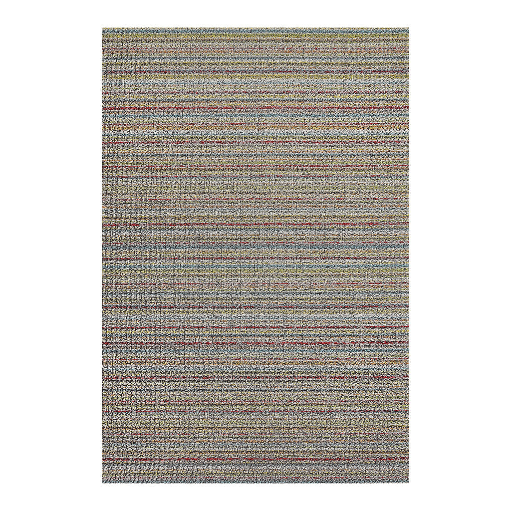 Chilewich Skinny Stripe Shag Doormat 18x28 Soft Multi