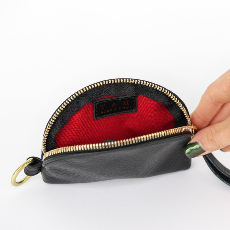TAH TS Half Moon Coin Pouch