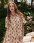 THE GREAT. The Short Sleeve Pajama Shirt Cream