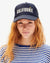 Clare V. Californie Trucker Hat Navy Citron

