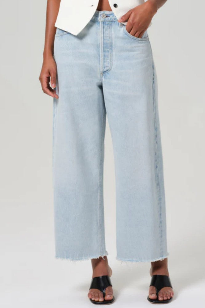 Citizens of Humanity Ayla Raw Hem Crop in Sailor
