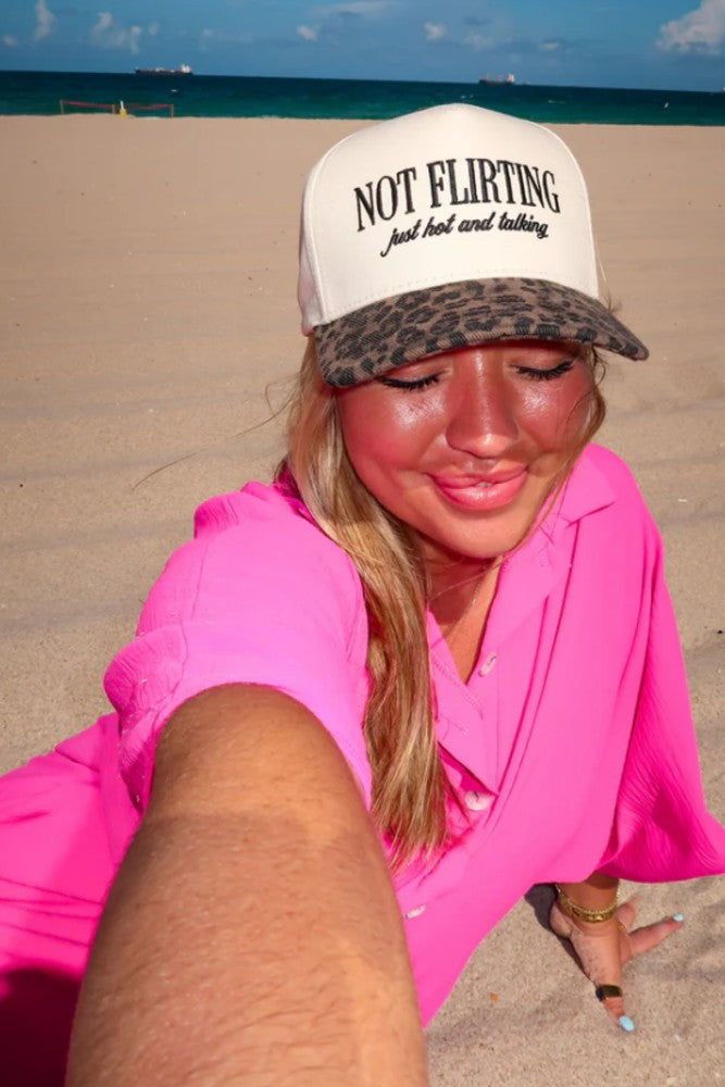 The Happiest - Not Flirting Just Hot Hat
