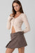 GOLDEN Allegra Knitted V-Neck Collared Button Down