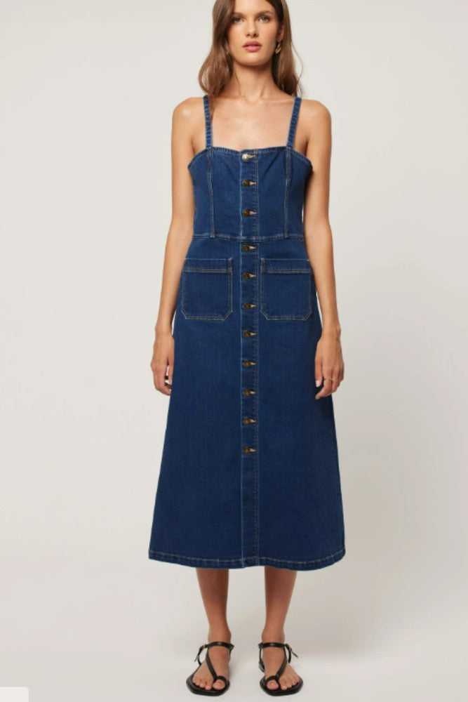 Rolla's Mara Dress Deep Blue