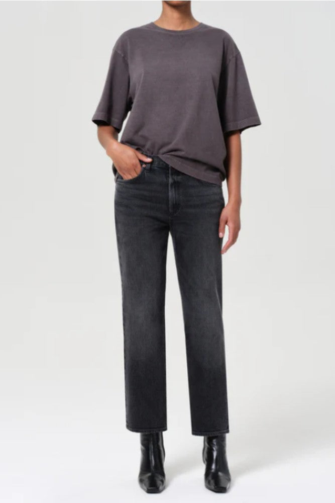 AGOLDE Valen Mid Rise Ankle Straight in Radius