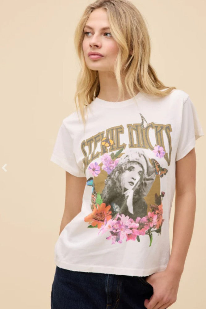 DAYDREAMER Stevie Nicks Flower Collage Tour Tee