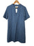 BIBICO Wren Pull on Dress in Cotton and Linen Stripe