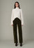 JOE'S JEANS The Margot Straight Flocked in Olive