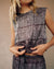 Bella Dahl Boxy Button Back Top in Asilah Textured Print