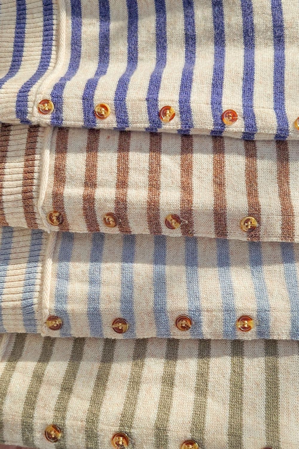 NYLAND Verity Striped Pattern Cardigan