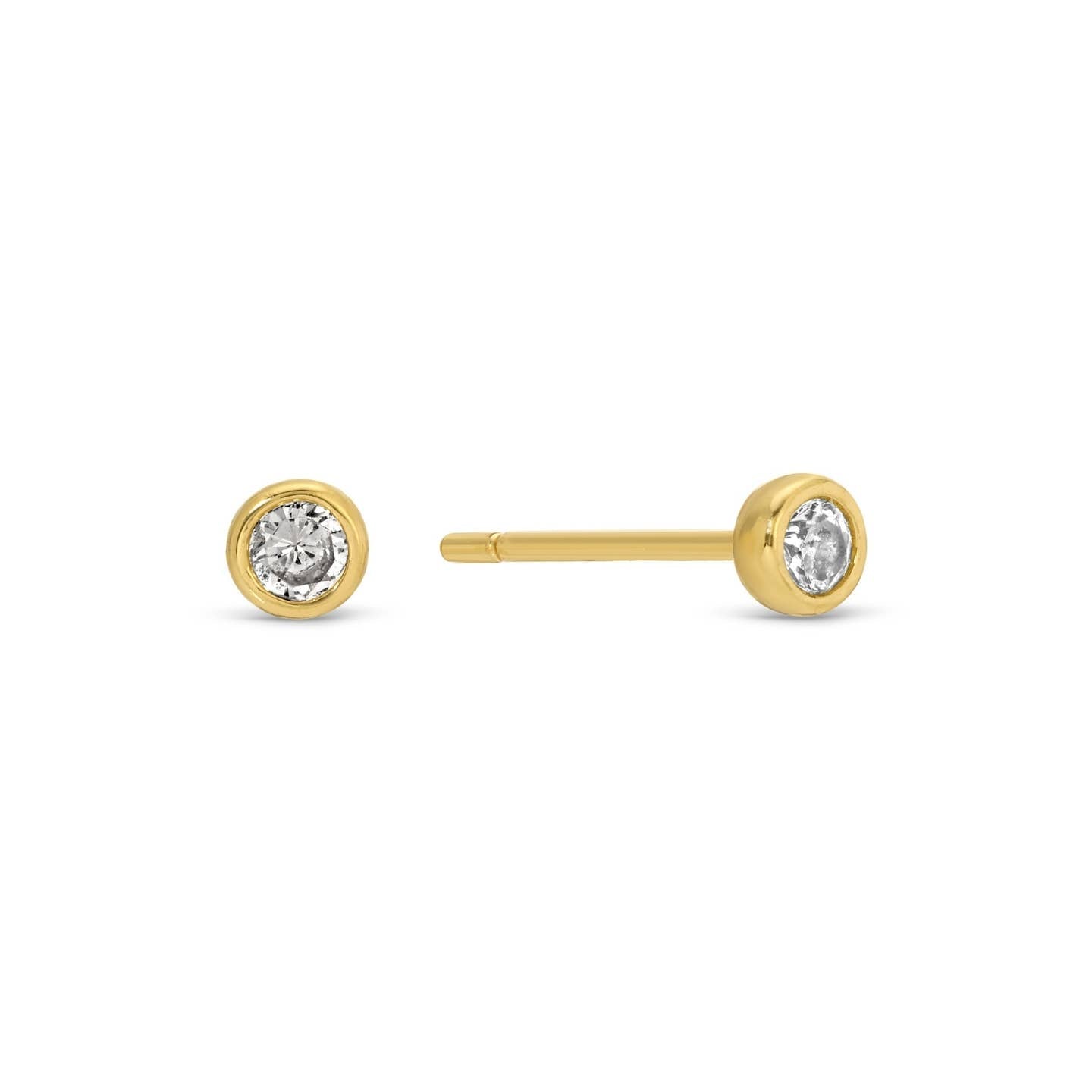 Splendid Iris Pave Velvet Stud Gift Set Gold