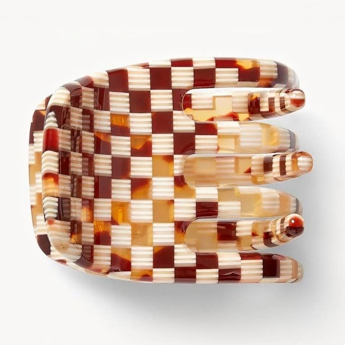 MACHETE Mini Claw in Tortoise Checker