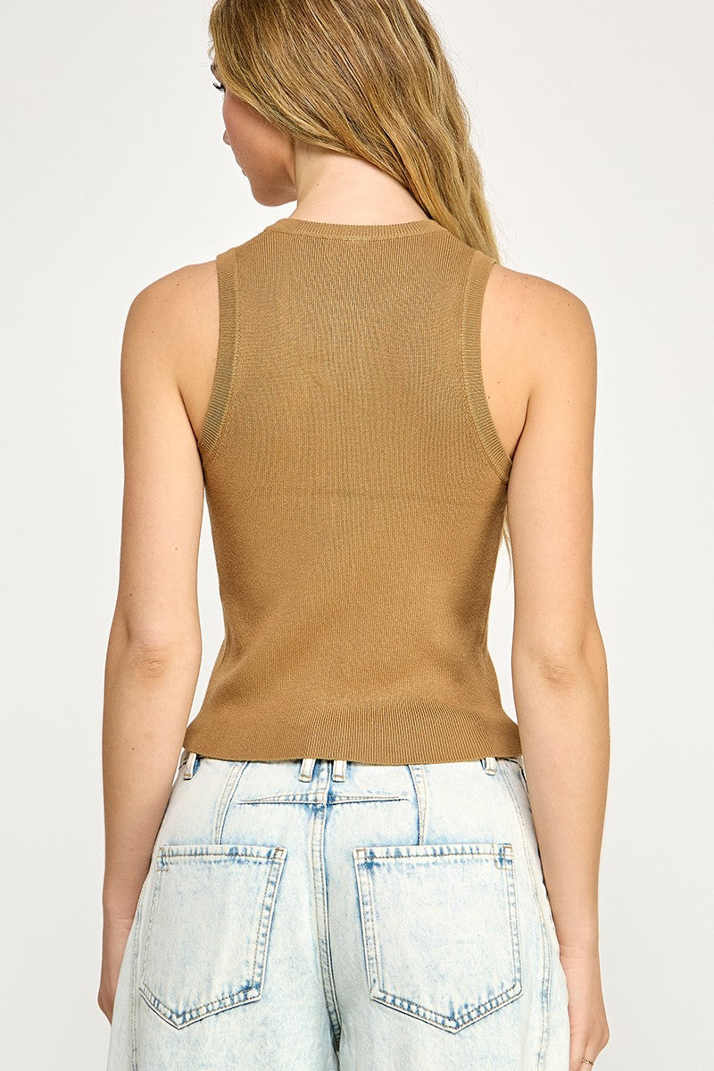 NYLAND Lena Soft Button Up Sweater Top