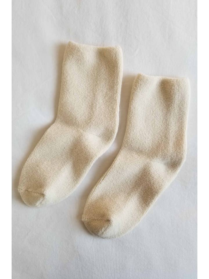 Le Bon Shoppe Cloud Socks Ecru