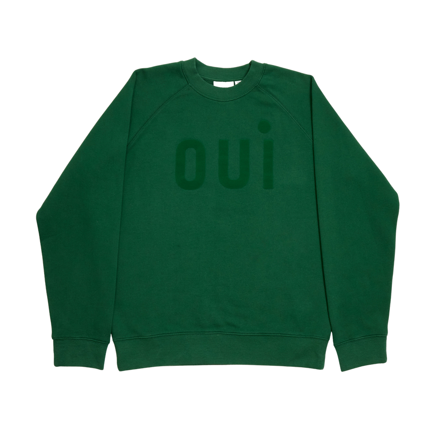 Clare V. Sweatshirt - Flocked OUI