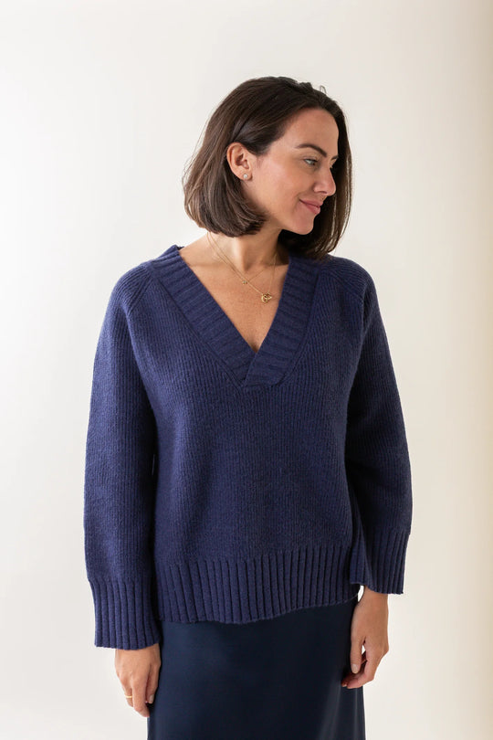 DELUC Chad Sweater in Navy