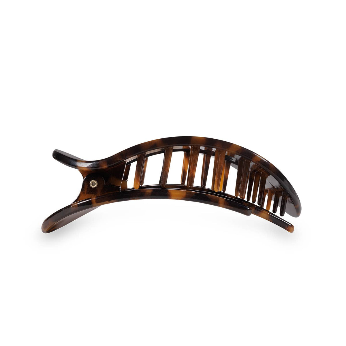 TELETIES Round Flat Hair Clip - Medium