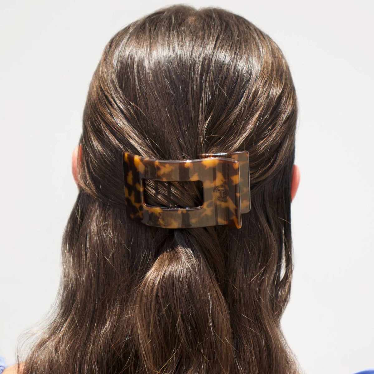TELETIES Rectangle Flat Hair Clip - Small