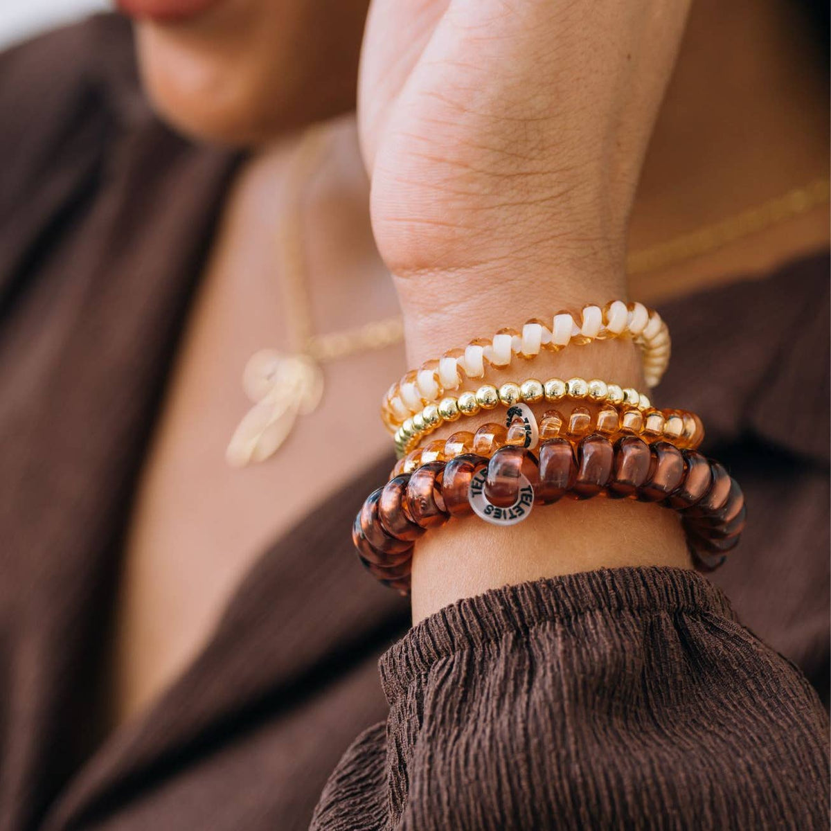 TELETIES  Spiral Hair Coil | Mix Pack | Anything But Basic Hair Ties