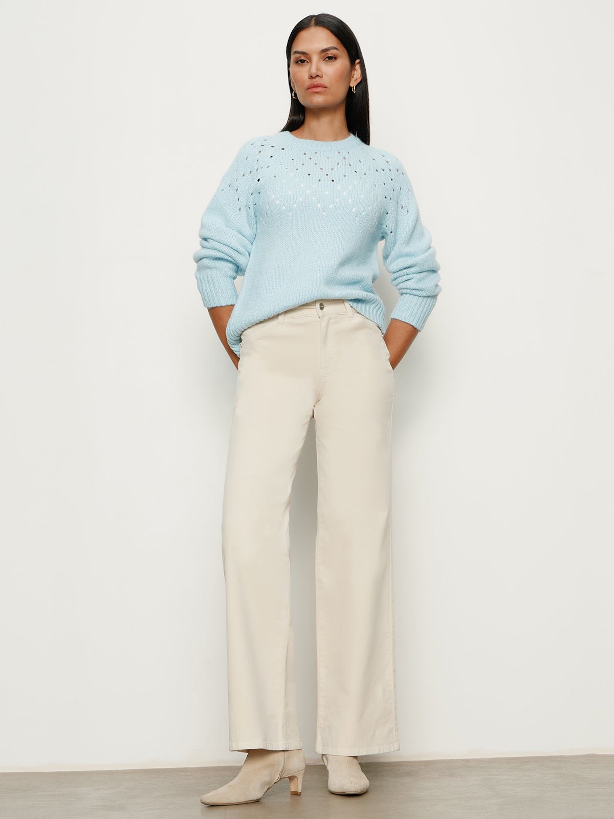 Sanctuary Femme Openwork Sweater