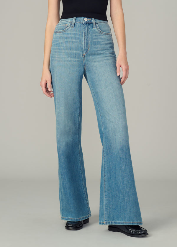 JOE'S JEANS The Mia High Rise Wide Leg Petite in Hot Shot