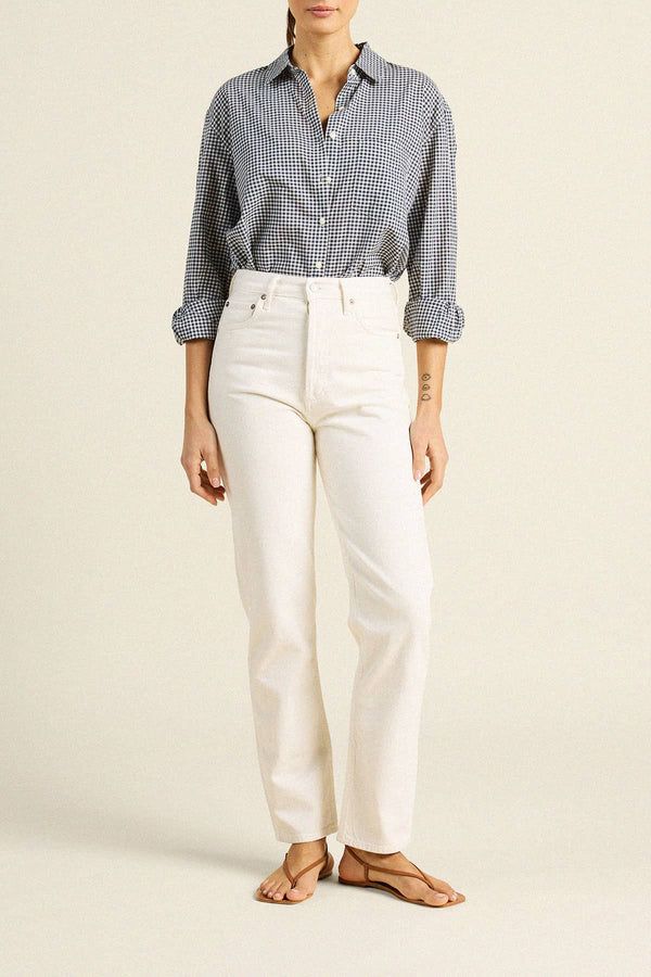 Birds of Paradis by Trovata Blake Oversized Shirt Inkwell