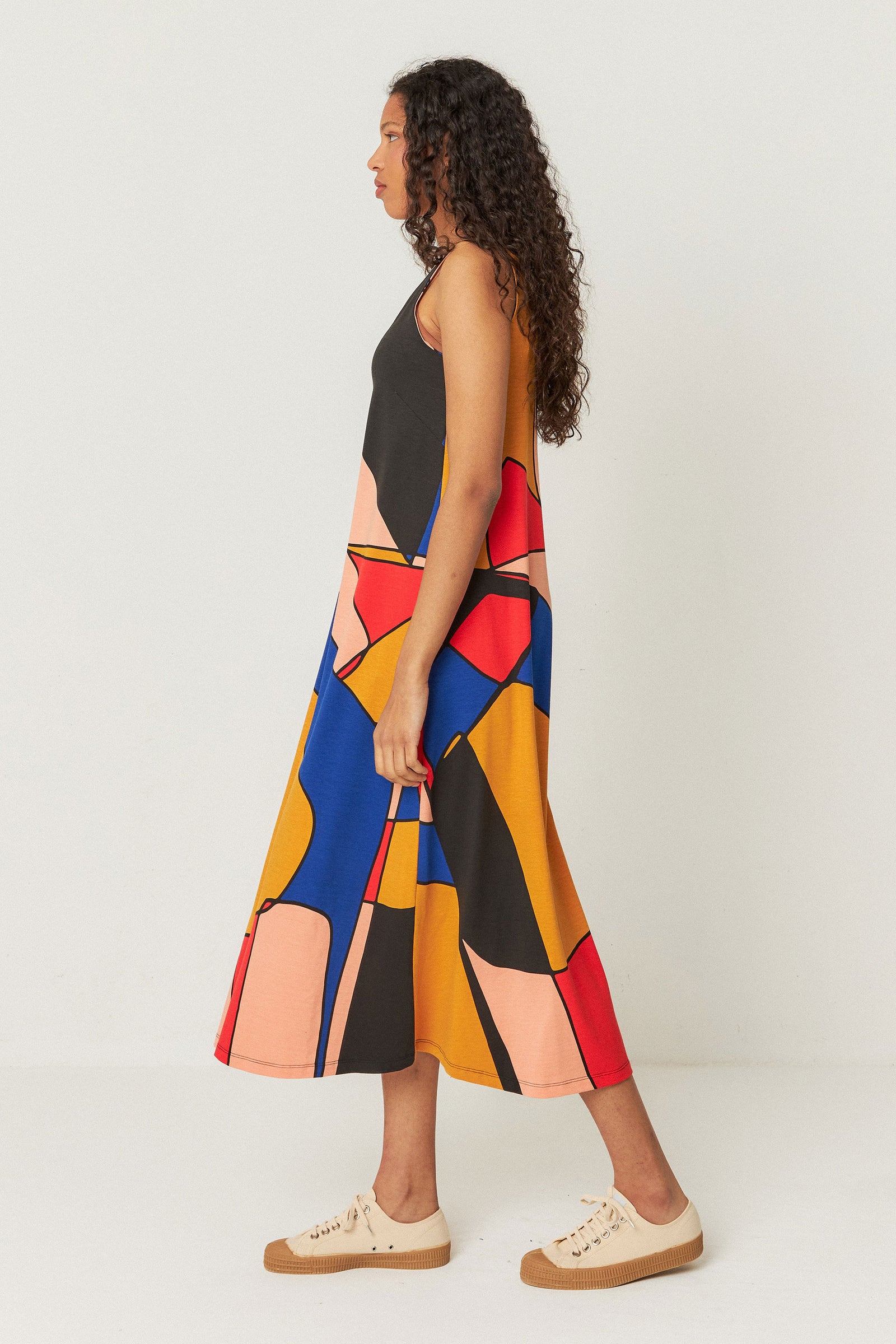 SKFK Martina Dress in Patches